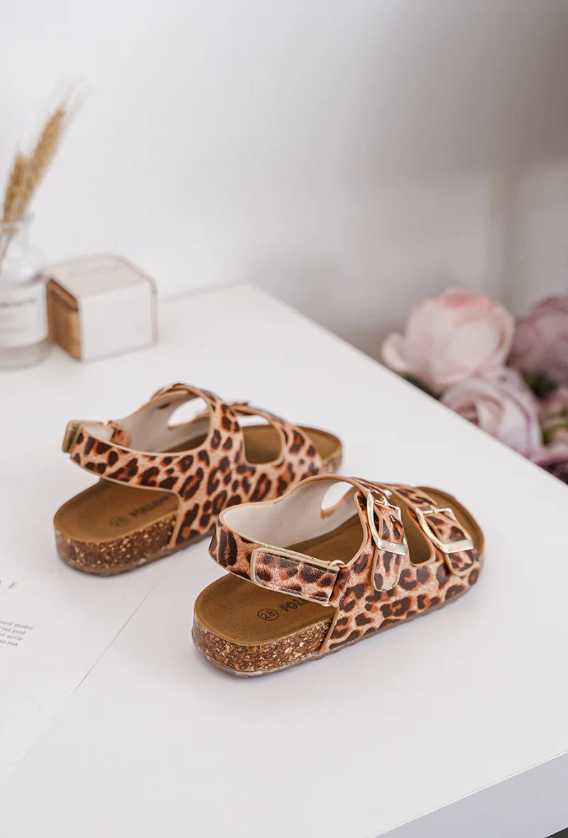 Sandalo Poppy Leopard