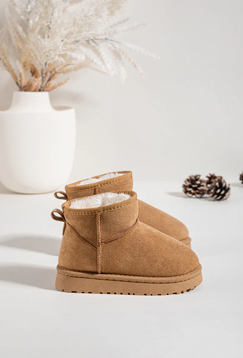 Stivaletti color cammello rosa