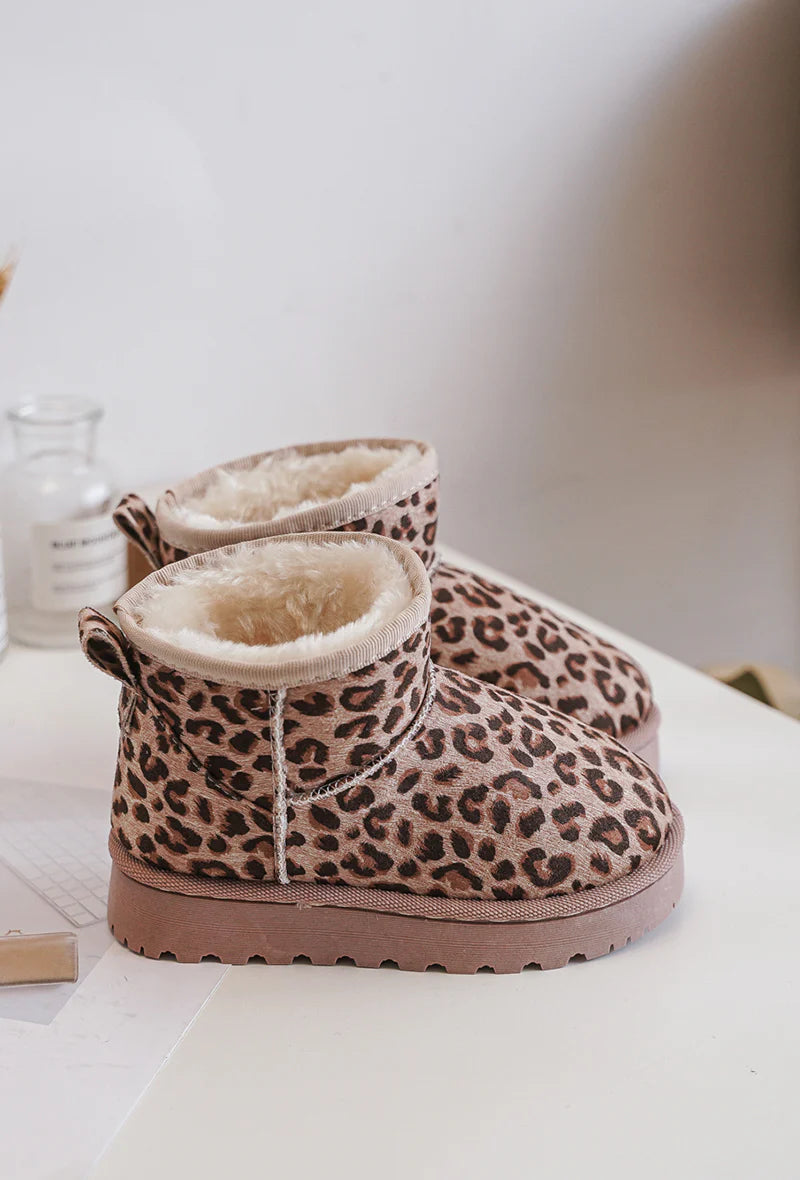 Stivaletti con stampa leopardata Zara