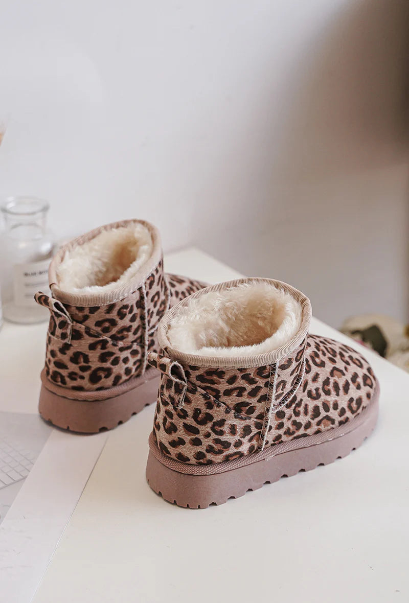 Stivaletti con stampa leopardata Zara