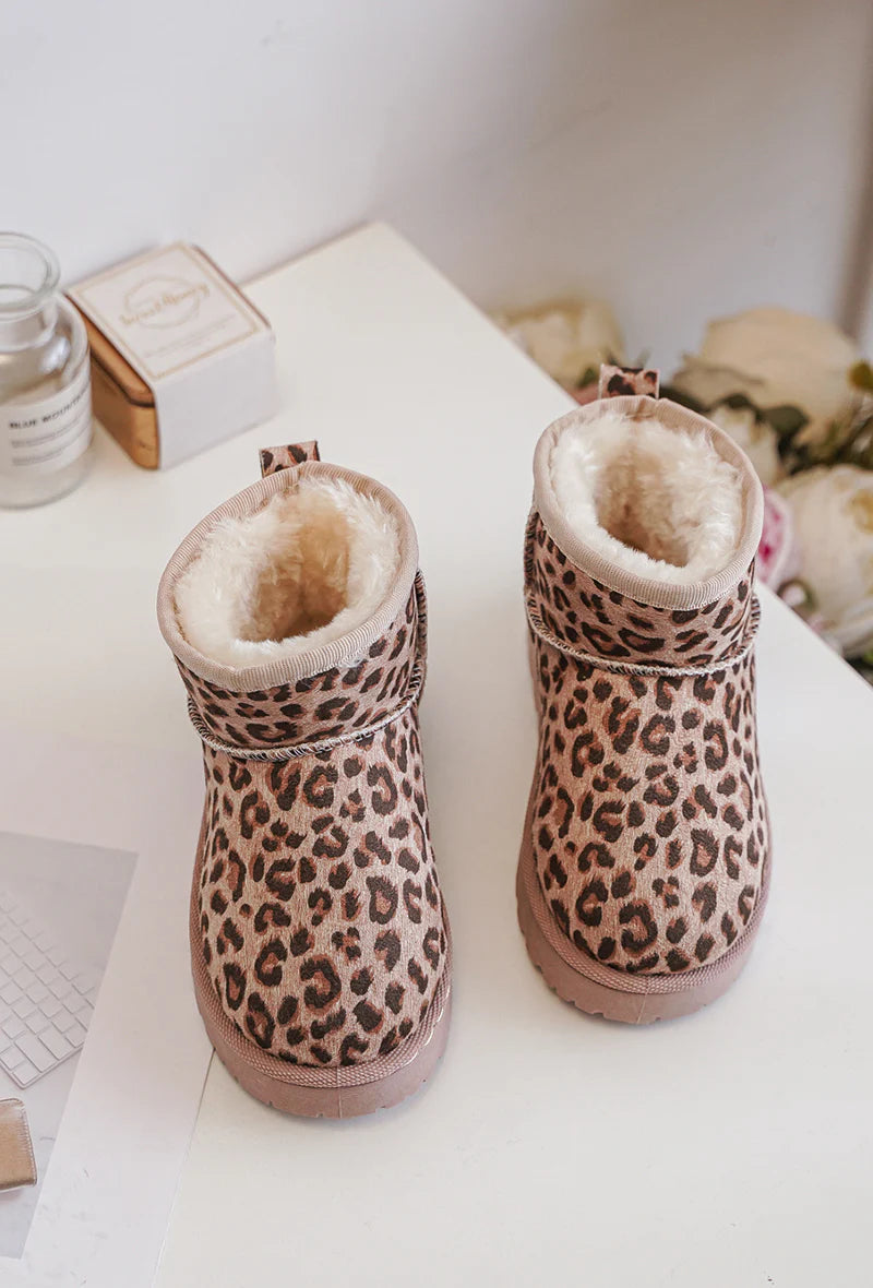 Stivaletti con stampa leopardata Zara